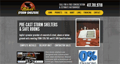 Desktop Screenshot of midweststormshelters.net